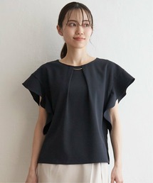 IKKA LOUNGE（イッカラウンジ）の「麻調バー付きブラウス（シャツ/ブラウス）」