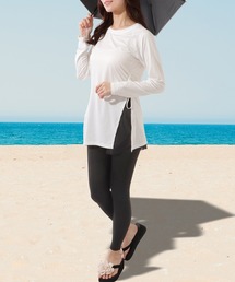 レース レギンス パンツ」に該当するホワイト/白色系のファッション