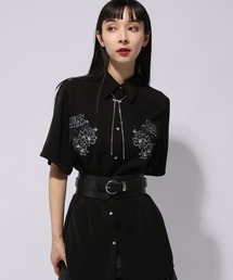 HARE | トロミシシュウシャツ(HARE)(シャツ/ブラウス)