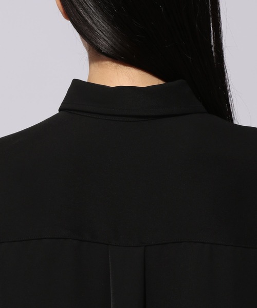 HARE(ハレ)の「トロミシシュウシャツ(HARE)(シャツ/ブラウス・レディース・ホワイト/ブラック/パープル・FREE)」の18枚目の写真