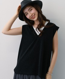 saloon | SALOON(サルーン)/ラメカットベスト【セットアップ可】(ベスト)