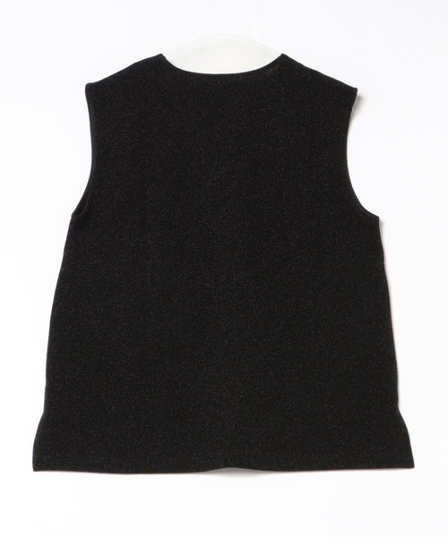 saloon（サルーン）の「SALOON(サルーン)/ラメカットベスト【セットアップ可】（ベスト・レディース・ブラック/その他5・FREE）」の6枚目の写真