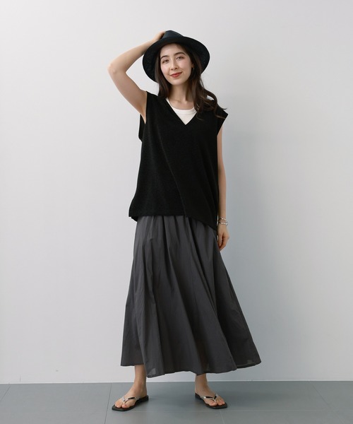 saloon（サルーン）の「SALOON(サルーン)/ラメカットベスト【セットアップ可】（ベスト・レディース・ブラック/その他5・FREE）」の8枚目の写真