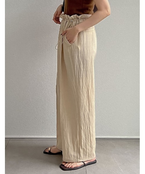 2024 SUMMER COLLECTION][低身長サイズ有]ドライタッチウエスト