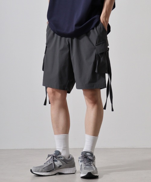 【特別セール品】 セール】ナイロンストレッチ カーゴショーツ（カーゴパンツ パンツ