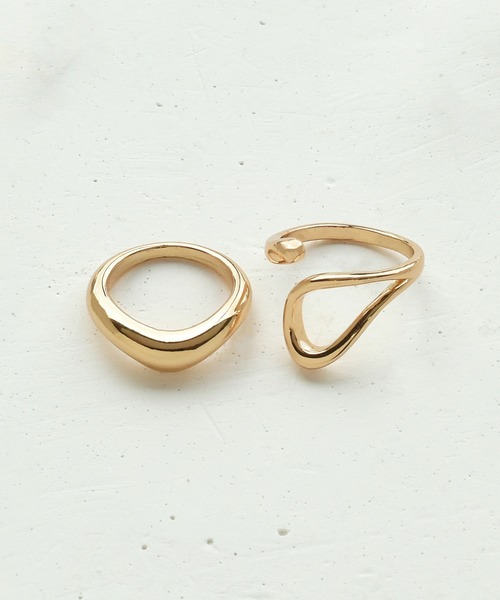 GOLDY（ゴールディ）の「ループ ライン メタル セット リング（リング・レディース・ゴールド/シルバー系その他/ゴールド系その他/シルバー・FREE）」の6枚目の写真