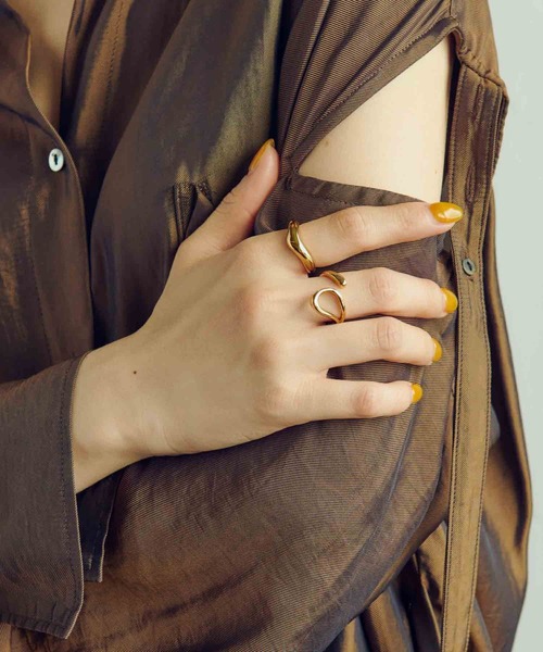 GOLDY（ゴールディ）の「ループ ライン メタル セット リング（リング・レディース・ゴールド/シルバー系その他/ゴールド系その他/シルバー・FREE）」の10枚目の写真