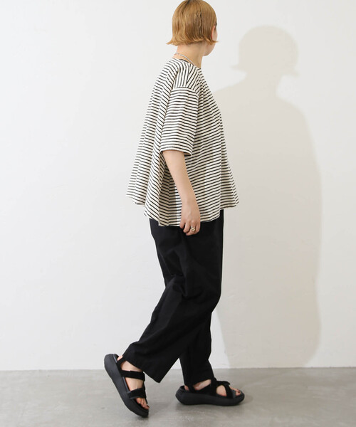 journal standard luxe バフボーダーフレアープル JOURNAL STANDARD LUXE（ジャーナルスタンダード ラックス）の「バフ