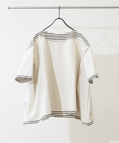 journal standard luxe バフボーダーフレアープル JOURNAL STANDARD LUXE（ジャーナルスタンダード ラックス）の「バフ
