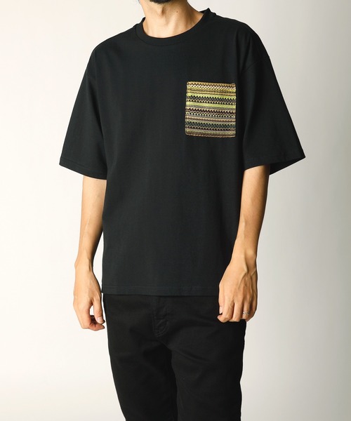 INASTUDIOS ZOO（イーナストゥディオスズー）の「「INASTUDIOS SELECT」バルファスレース ポケットTシャツ（Tシャツ/カットソー・メンズ・ホワイト/ブラック/チャコールグレー・MEDIUM/LARGE/X-LARGE）」の2枚目の写真
