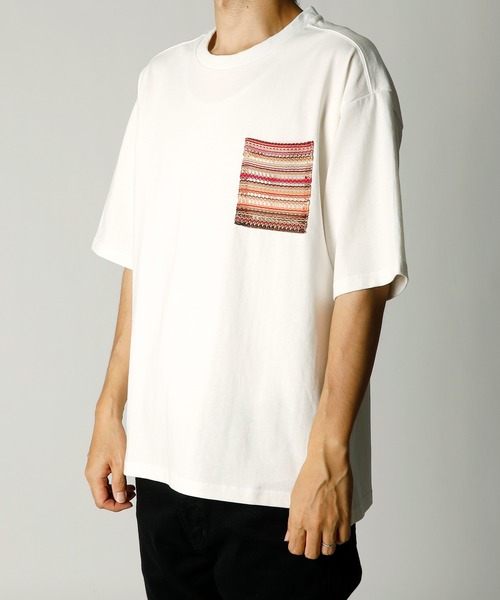 INASTUDIOS ZOO（イーナストゥディオスズー）の「「INASTUDIOS SELECT」バルファスレース ポケットTシャツ（Tシャツ/カットソー・メンズ・ホワイト/ブラック/チャコールグレー・MEDIUM/LARGE/X-LARGE）」の4枚目の写真