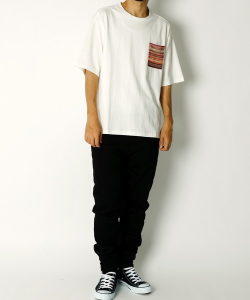 INASTUDIOS ZOO（イーナストゥディオスズー）の「「INASTUDIOS SELECT」バルファスレース ポケットTシャツ（Tシャツ/カットソー・メンズ・ホワイト/ブラック/チャコールグレー・MEDIUM/LARGE/X-LARGE）」の8枚目の写真