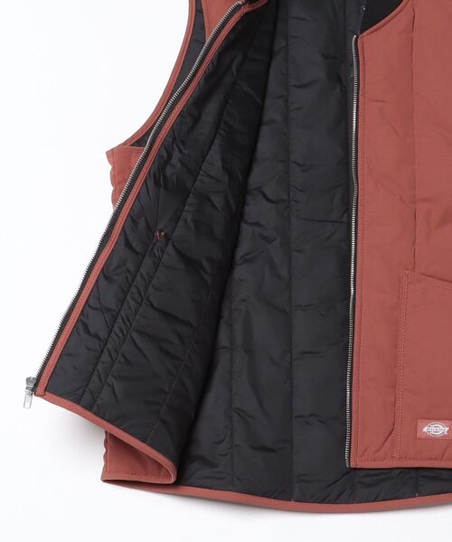 Dickies(ディッキーズ)の「PREMIUM COLLECTION キルテッド ベスト(ダウンベスト・メンズ・ブラック/ブラウン系その他・X-LARGE/SMALL/MEDIUM/LARGE/XX-LARGE)」の4枚目の写真