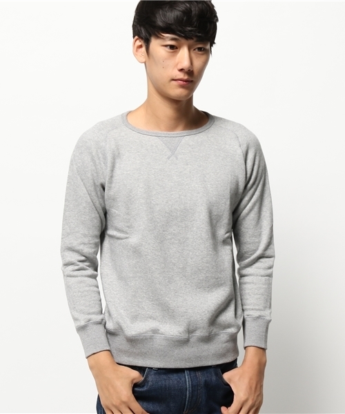 Letroyes（ルトロワ）の「Letroyes 丸胴編みコットンニットスウェット（Tシャツ/カットソー・メンズ・ライトグレー/オフホワイト/ブラック・MEDIUM/SMALL/LARGE）」の3枚目の写真