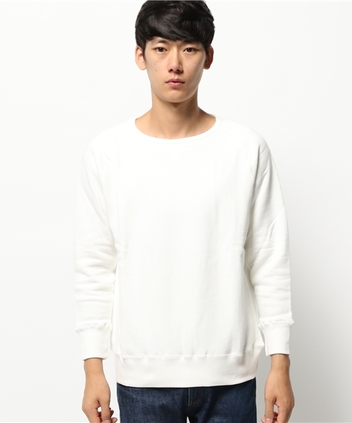 Letroyes（ルトロワ）の「Letroyes 丸胴編みコットンニットスウェット（Tシャツ/カットソー・メンズ・ライトグレー/オフホワイト/ブラック・MEDIUM/SMALL/LARGE）」の4枚目の写真