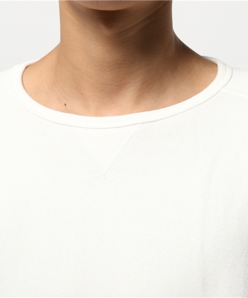 Letroyes（ルトロワ）の「Letroyes 丸胴編みコットンニットスウェット（Tシャツ/カットソー・メンズ・ライトグレー/オフホワイト/ブラック・MEDIUM/SMALL/LARGE）」の7枚目の写真