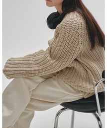 【TODAYFUL】Lowgauge Knit Pullover TODAYFUL Lowgauge Knit Pullover ナチュラル