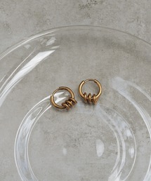 bonu.（ボヌ）の「【サージカルステンレス】アッセンブルフープピアス（ピアス（両耳用））」