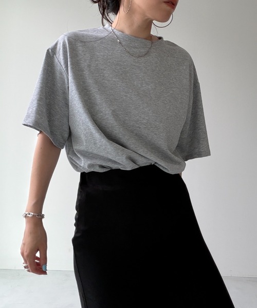 wee9s（ウィークス）の「heart hole tee / ハートホールティー（Tシャツ/カットソー・レディース・ブラック/グレー・FREE）」の14枚目の写真