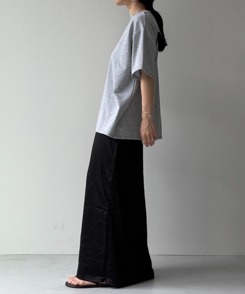 wee9s（ウィークス）の「heart hole tee / ハートホールティー（Tシャツ/カットソー・レディース・ブラック/グレー・FREE）」の19枚目の写真
