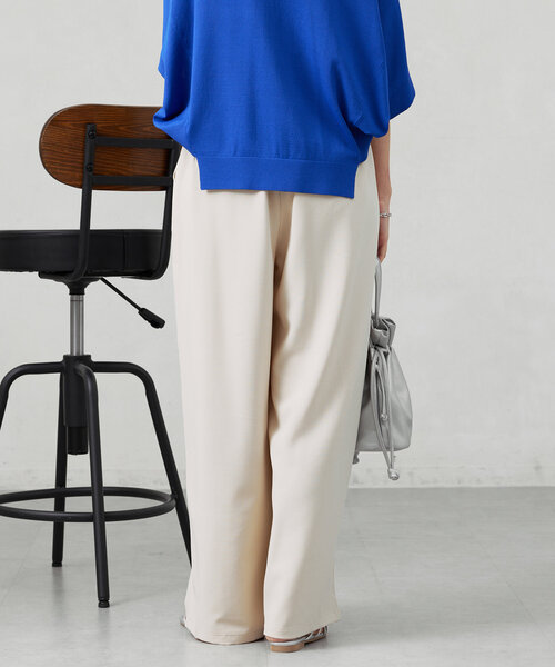 Chez toi（シェトワ）の「ラップワイドパンツ（その他パンツ・レディース・ベージュ/カーキ/ブラック・FREE）」の22枚目の写真