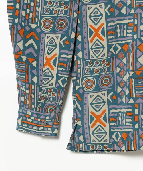 BEAMS(ビームス)の「BEAMS / プリント オープンカラーシャツ(シャツ/ブラウス・メンズ・ブルー/ブラック・XL/L/M/S)」の16枚目の写真