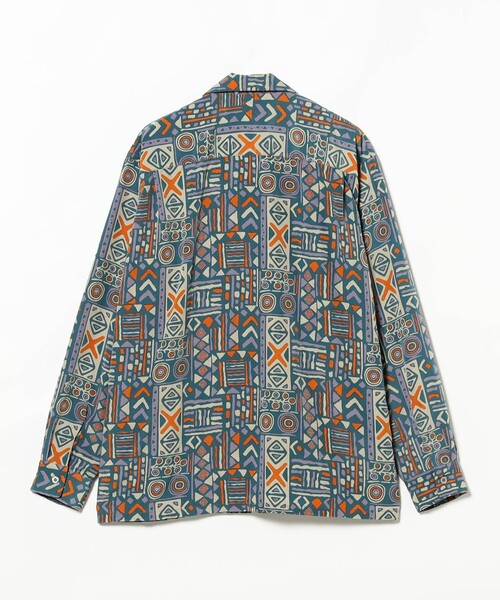 BEAMS(ビームス)の「BEAMS / プリント オープンカラーシャツ(シャツ/ブラウス・メンズ・ブルー/ブラック・XL/L/M/S)」の17枚目の写真
