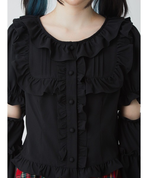 Jamie エーエヌケー（ジェイミーエーエヌケー）の「姫袖タックフリル