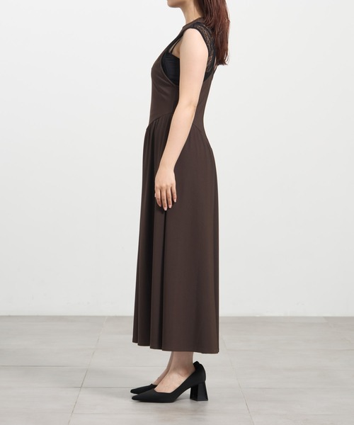 セール】【FETICO/フェティコ】別注 LAYERED TANK DRESS