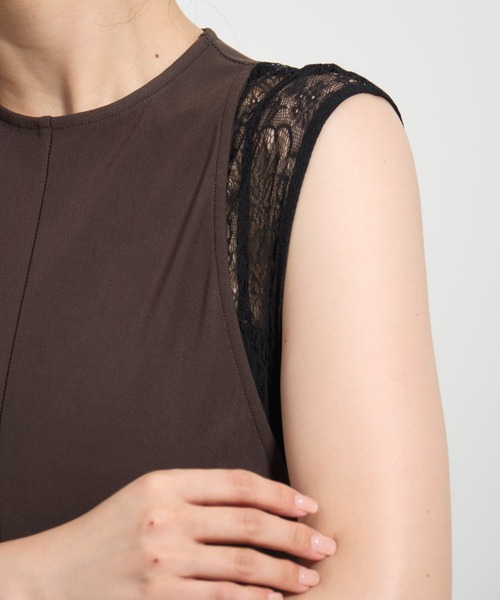 FETICO/フェティコ】別注 LAYERED TANK DRESS/レイヤードタンクドレス