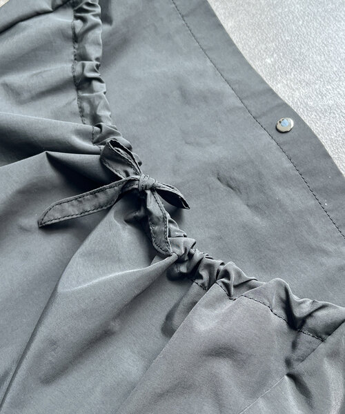 CPCM(シーピーシーエム)の「ナイロンリボンギャザーショルダー(ショルダーバッグ・レディース・ブラウン/アイボリー/ブラック/カーキ・FREE)」の11枚目の写真