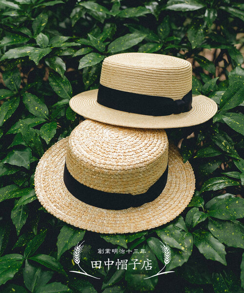 417 EDIFICE（フォーワンセブンエディフィス）の「田中帽子店 417別注 カンカン帽（ハット・メンズ・アイボリー・MEDIUM/LARGE）」の13枚目の写真