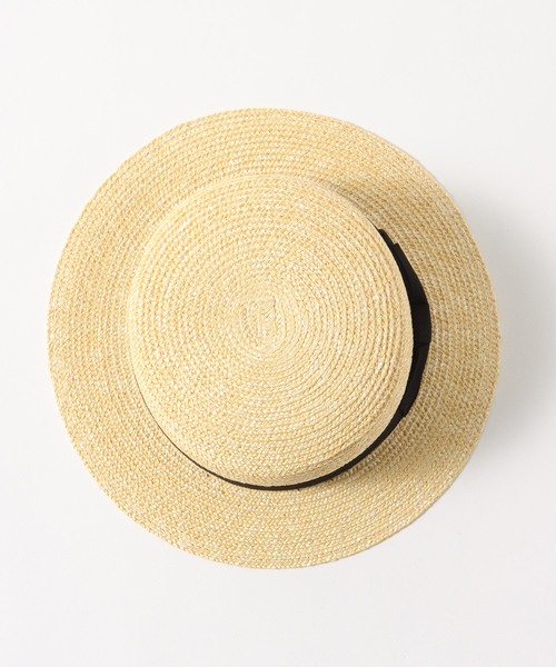 417 EDIFICE（フォーワンセブンエディフィス）の「田中帽子店 417別注 カンカン帽（ハット・メンズ・アイボリー・MEDIUM/LARGE）」の5枚目の写真