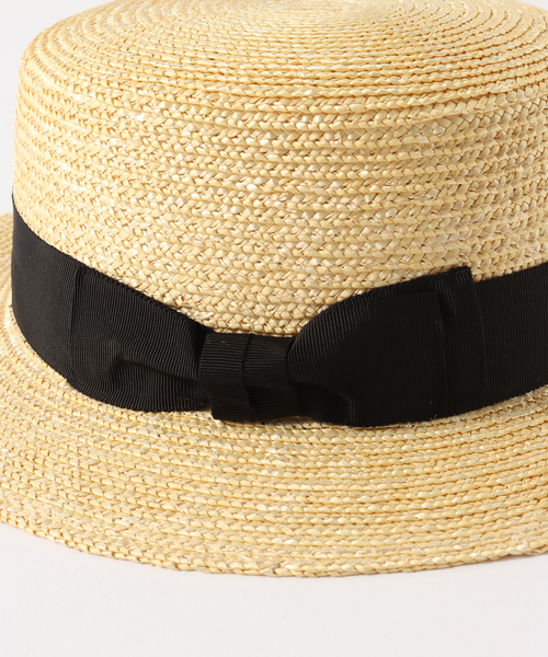 417 EDIFICE（フォーワンセブンエディフィス）の「田中帽子店 417別注 カンカン帽（ハット・メンズ・アイボリー・MEDIUM/LARGE）」の3枚目の写真