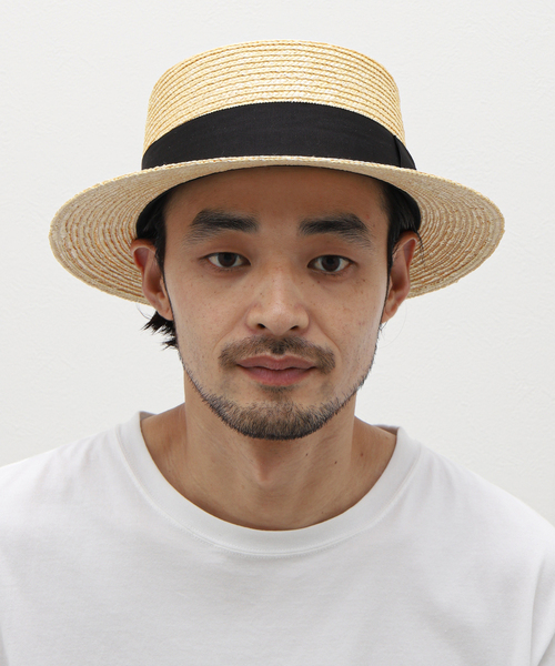 417 EDIFICE（フォーワンセブンエディフィス）の「田中帽子店 417別注 カンカン帽（ハット・メンズ・アイボリー・MEDIUM/LARGE）」の17枚目の写真