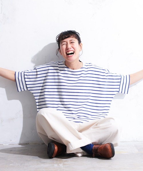 水平線のカットソー（Tシャツ/カットソー）｜soulberry（ソウル