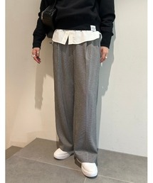 eco ツイードロングパンツ