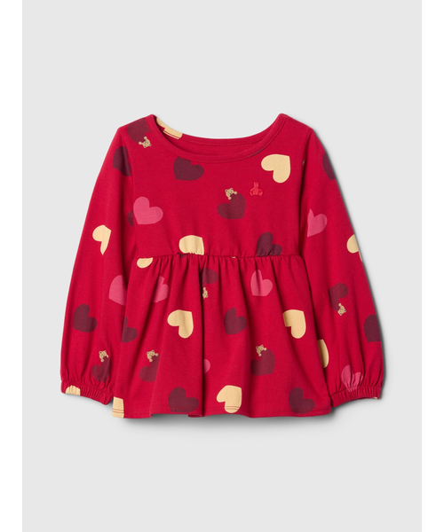 GAP（ギャップ）の「babyGap オーガニックコットン チュニックトップス（Tシャツ/カットソー・キッズ・ブルー系その他/ネイビー/ピンク/マルチ/アイボリー/ピンク系その他/レッド/オフホワイト・100cm/110cm/105cm/90cm/95cm/80ｃｍ）」の7枚目の写真