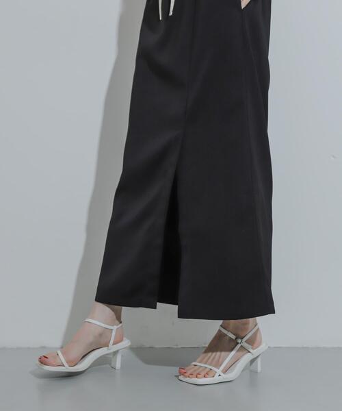 SENSE OF PLACE by URBAN RESEARCH（センスオブプレイスバイアーバンリサーチ）の「ドロストデザインタイトスカート（スカート・レディース・カーキ/ブラック/ベージュ・SMALL/MEDIUM）」の5枚目の写真