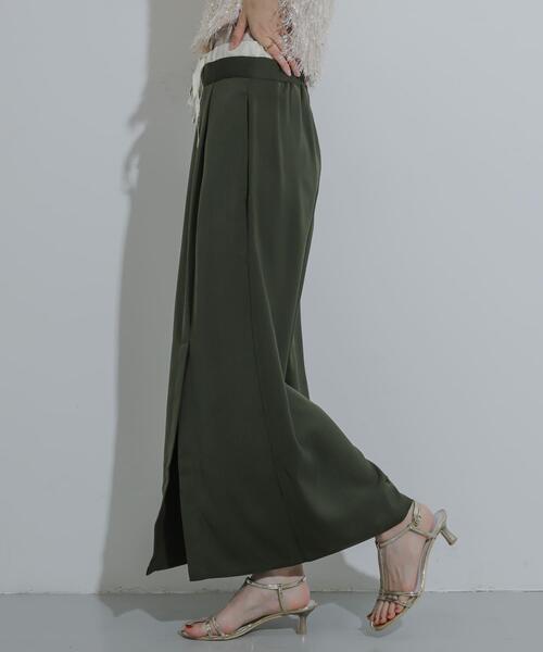 SENSE OF PLACE by URBAN RESEARCH（センスオブプレイスバイアーバンリサーチ）の「ドロストデザインタイトスカート（スカート・レディース・カーキ/ブラック/ベージュ・SMALL/MEDIUM）」の16枚目の写真