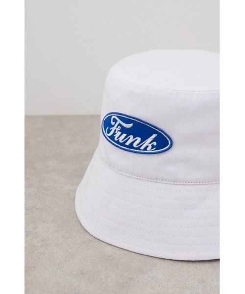 AZUL by moussy(アズールバイマウジー)の「SBC FUNKワッペンバケハ(ハット・メンズ・ホワイト/ブラック・FREE)」の12枚目の写真
