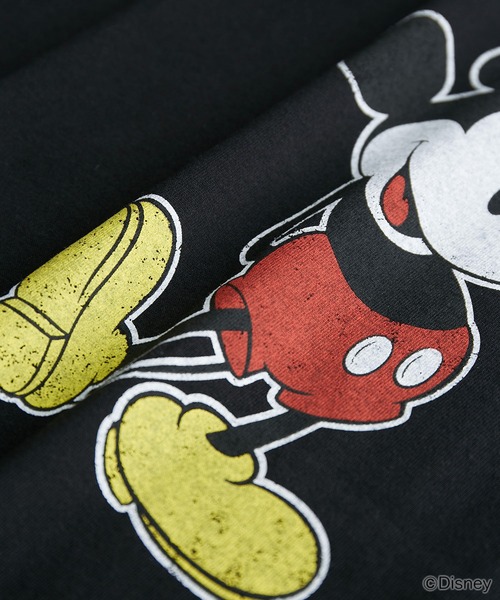 MICKEY MOUSE(ミッキーマウス)の「MICKEY MOUSE/プリントTシャツ(Tシャツ/カットソー・レディース・ブラック/ホワイト・38)」の13枚目の写真
