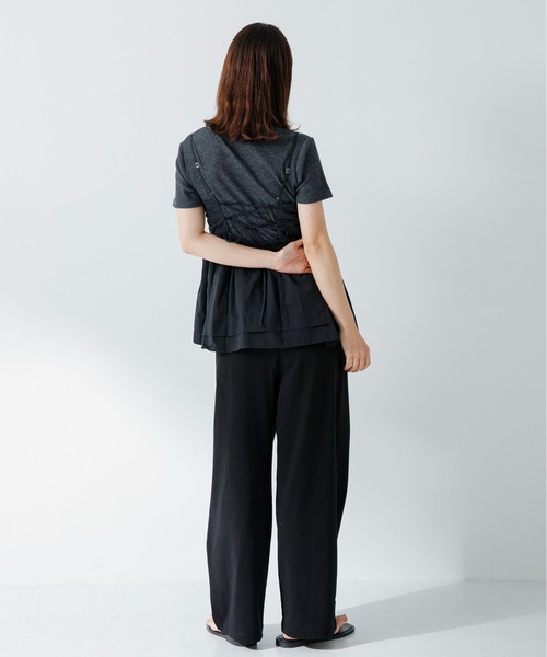 URBAN RESEARCH Sonny Label（アーバンリサーチサニーレーベル）の「ペプラムビスチェキャミソール（キャミソール・レディース・ブラック/ホワイト系その他・FREE）」の20枚目の写真