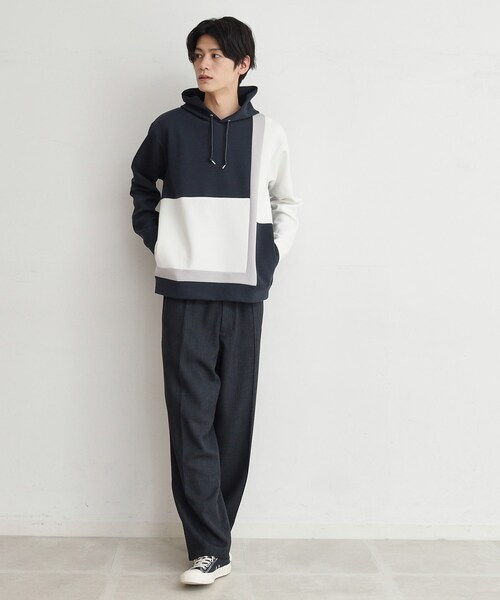 THE SHOP TK （ザ ショップ ティーケー ）の「◆ライトダンボールパーカー（パーカー・メンズ・ネイビー系3/ネイビー系4/ホワイト系6/パープル系その他/ホワイト系7/パープル系2・02/03/04）」の7枚目の写真