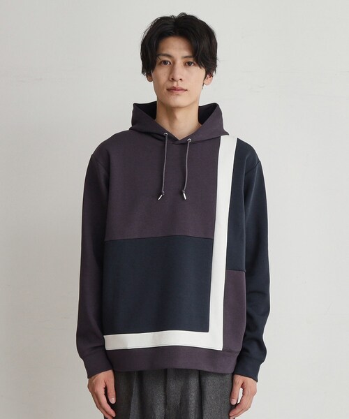 THE SHOP TK （ザ ショップ ティーケー ）の「◆ライトダンボールパーカー（パーカー・メンズ・ネイビー系3/ネイビー系4/ホワイト系6/パープル系その他/ホワイト系7/パープル系2・02/03/04）」の13枚目の写真