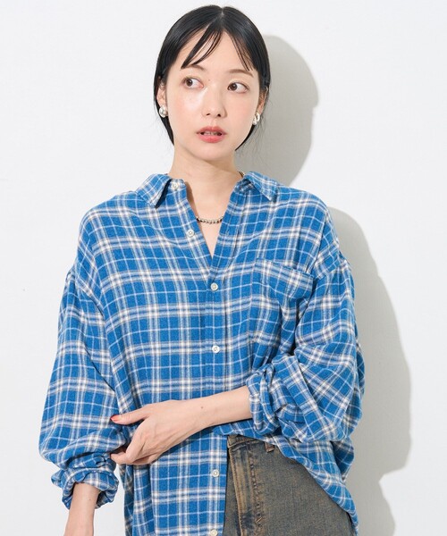 ヴィンテージ オンブレチェックシャツ FREAK'S STORE（フリークスストア）の「ヴィンテージライク オンブレ