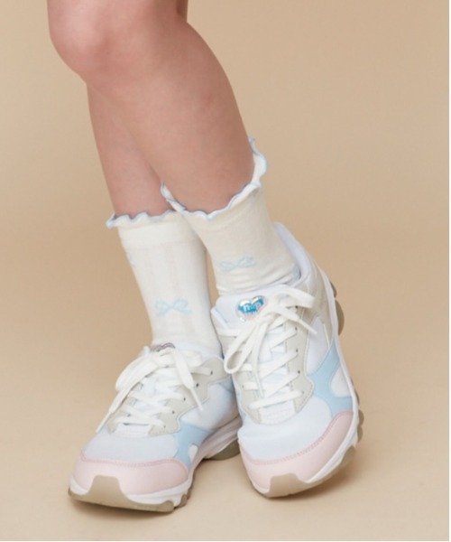 JENNI(ジェニィ)の「【雑誌 ニコ☆プチ掲載】JENNI×n☆p配色スニーカー(スニーカー・キッズ・グレー/ブラック/その他・20cm/21cm/22cm/23cm/24cm)」の3枚目の写真