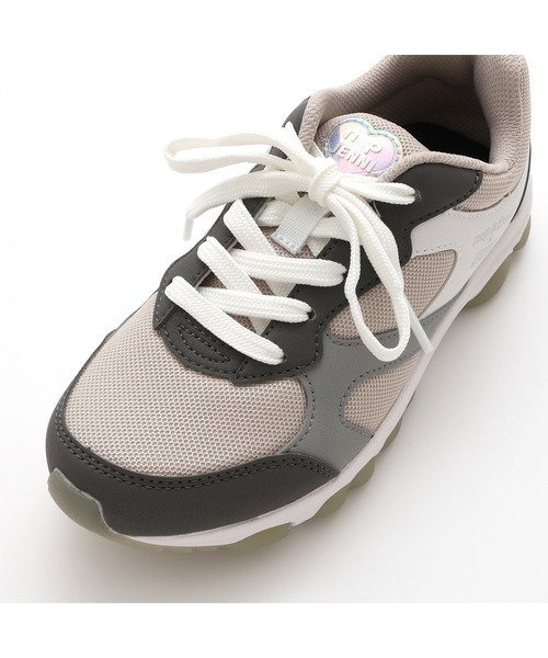 JENNI(ジェニィ)の「【雑誌 ニコ☆プチ掲載】JENNI×n☆p配色スニーカー(スニーカー・キッズ・グレー/ブラック/その他・20cm/21cm/22cm/23cm/24cm)」の10枚目の写真