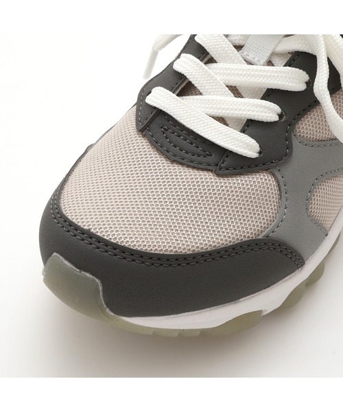 JENNI(ジェニィ)の「【雑誌 ニコ☆プチ掲載】JENNI×n☆p配色スニーカー(スニーカー・キッズ・グレー/ブラック/その他・20cm/21cm/22cm/23cm/24cm)」の11枚目の写真