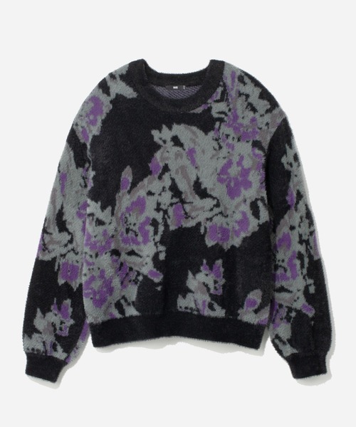 HARE（ハレ）の「アソートガラシャギープルオーバー(HARE)（ニット/セーター・メンズ・レッド/グレー/ブルー/ブラック・SMALL/MEDIUM）」の6枚目の写真